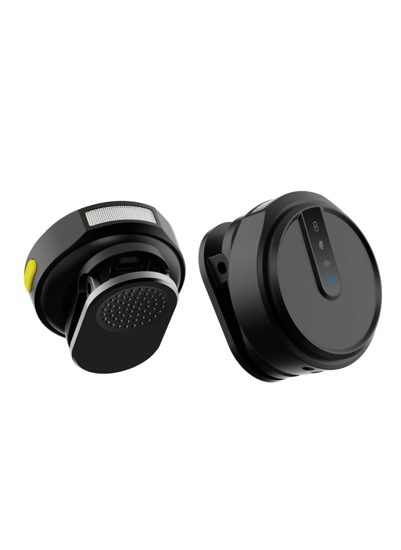 GREEN LION - GLM-Wireless Mic Lite / Environmental Noise Cancellation / 2x Microphones / 1x Receiver / 360° Pick Up / Up to 20M Working Distance / 2.4GHz Digital Transition / Carrying Case - Black - Image 1