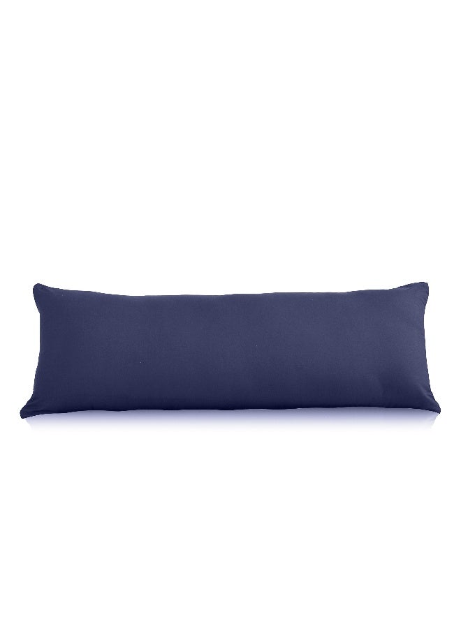 EVOLIVE Ultra Soft Body Pillow Cover/Pillowcases 21"x54" with Hidden Zipper Closure (21"x54" Body Pillow Cover, Navy) - Image 1