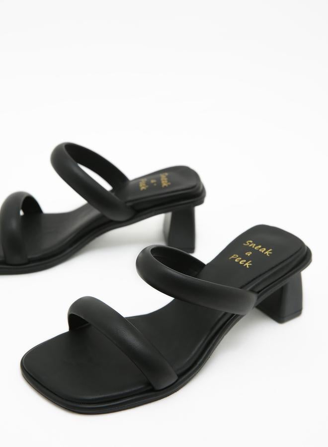 Sneak-a-Peek Sneak-a-Peek Open Toe Block Heel Sandals - Image 4