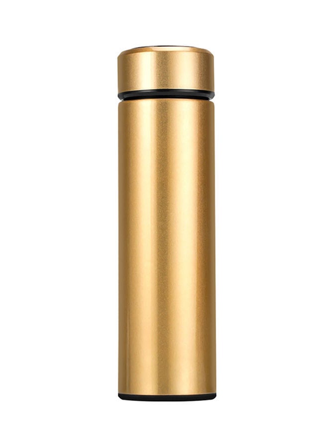 NIBEMINENT Stainless Steel Temperature Display Flasks Gold 25x7x7centimeter - Image 1