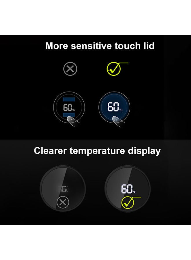 NIBEMINENT Stainless Steel Temperature Display Flasks Gold 25x7x7centimeter - Image 4