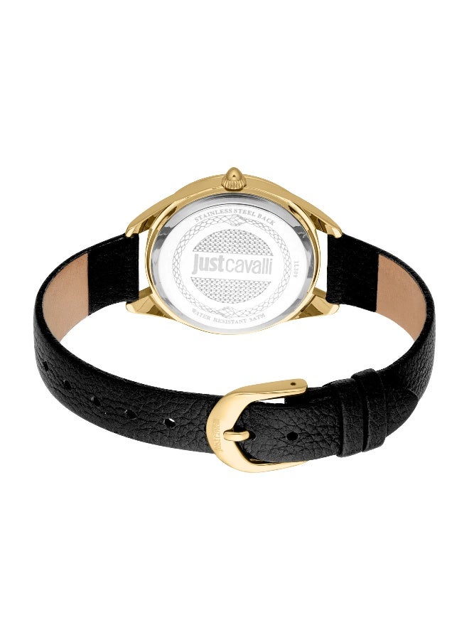 Just Cavalli Lady Luna JC1L309L0025 - Leather Female Quartz 3 hands - Image 3