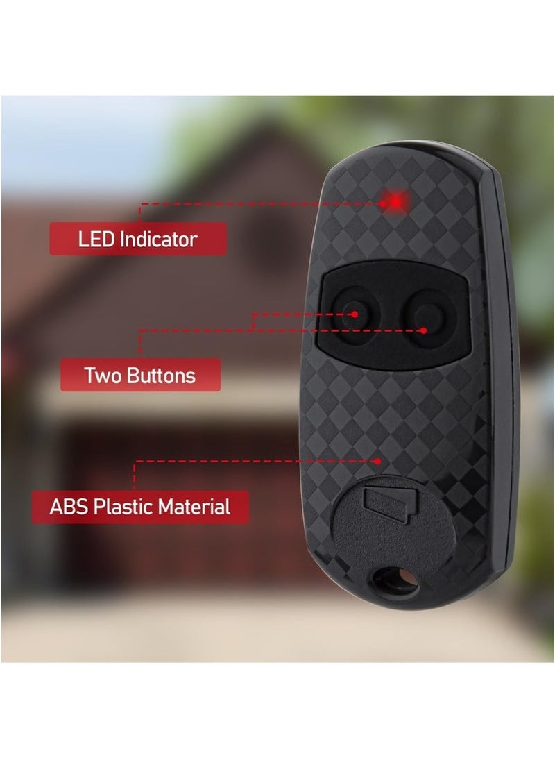 KENSUO 433.92 MHz Garage Remote Control, Compatible with CAME TOP-432EE, TOP-432EV, TOP-432NA, TOP-432SA, Hand Held Gate Key Fobs, 2 Channel Door Remote, Radio Cloning Remote  - Image 5