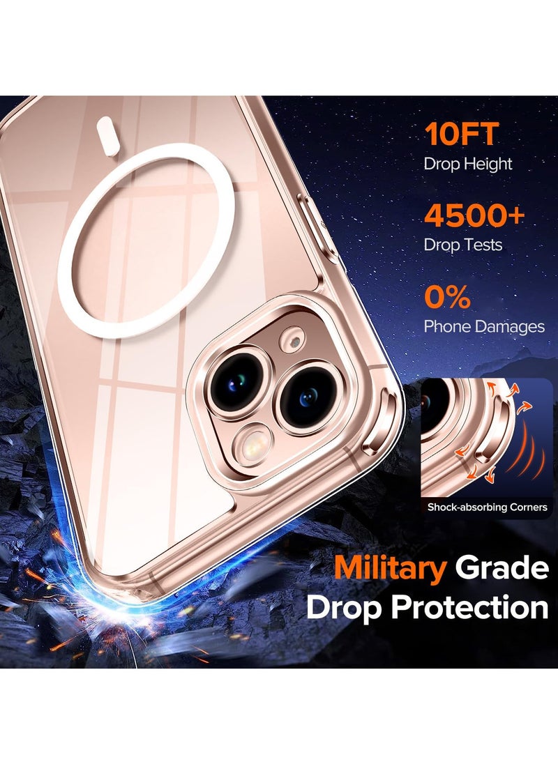 Generic - MagSafe transparent case compatible with iPhone 13 - 14 supports fast charging - Image 1