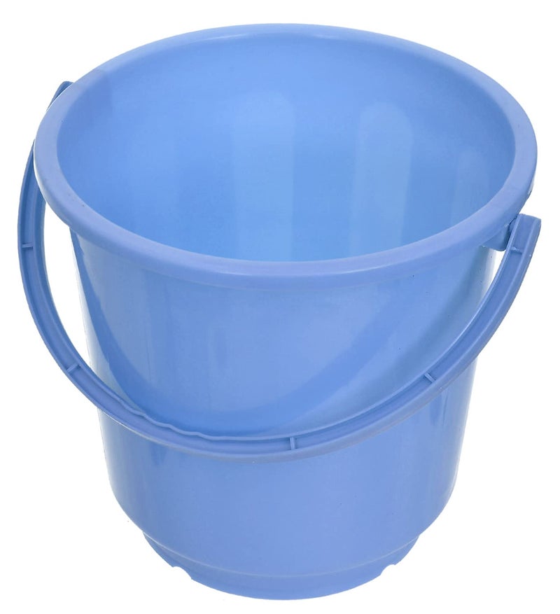 Kuber Industries Multipurposes Plastic Bucket for Bathing Home Cleaning Storage Purpose with Lid 16Ltr Blue47KM01173 - Image 4
