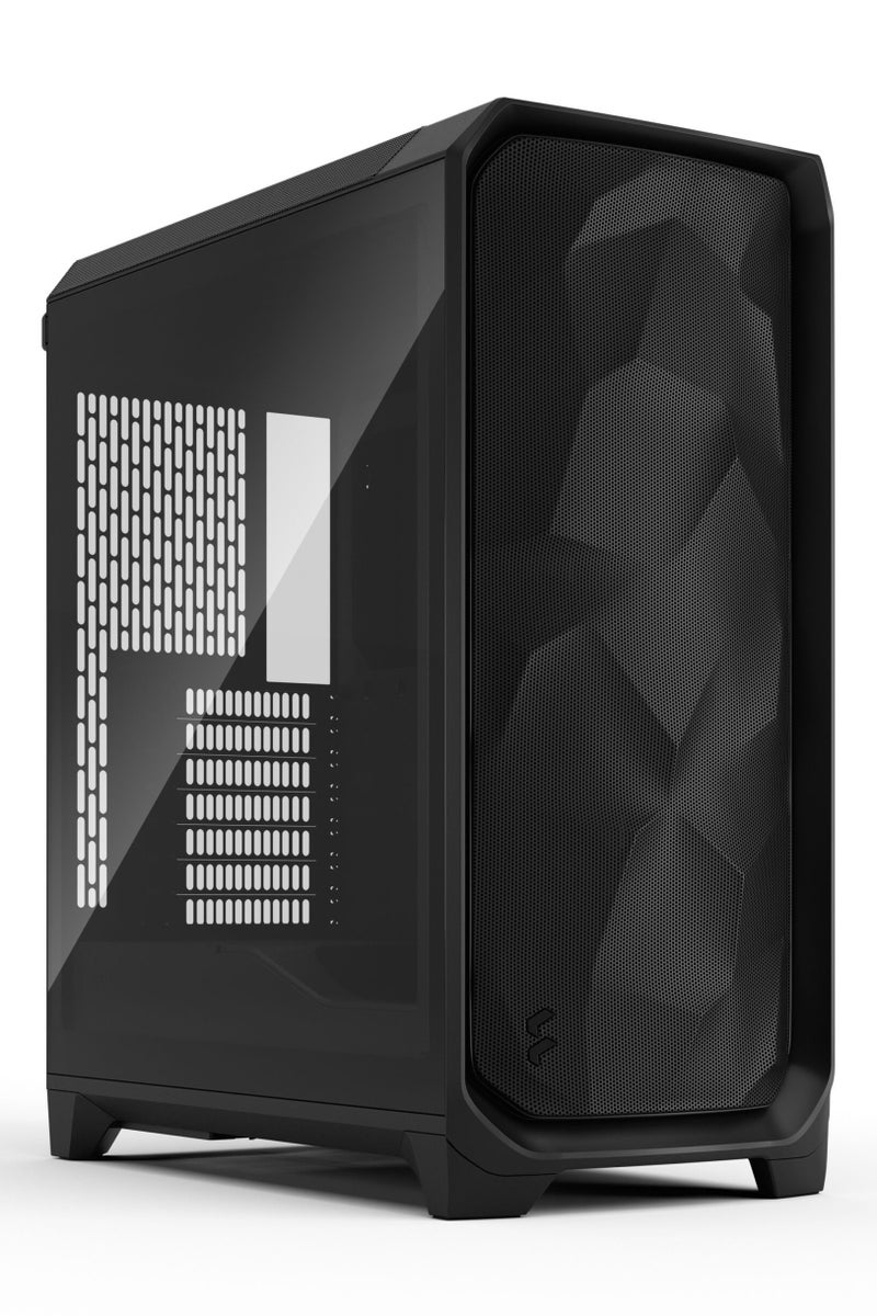Fractal Design Meshify 3 Mid Tower ATX Case, Black with Light Tint Tempered Glass Side Panel, 3× 140mm Fans Included, USB-C 3.2 Gen 2×2 Front I/O, High-Airflow Mesh Front Panel, 360mm Radiator Support, TG Black | FD-C-MES3A-02 - Image 1