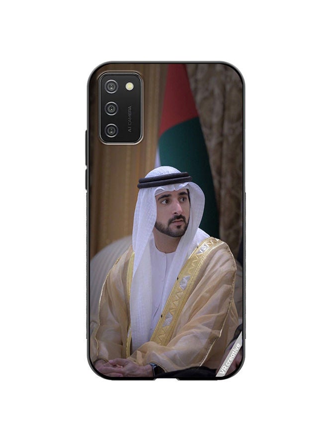 VR CREATIVE Protective Case Cover For Samsung Galaxy A03s Sheikh Hamdan Bin Mohammed Bin Rashid Al Maktoum Design Multicolour - Image 1