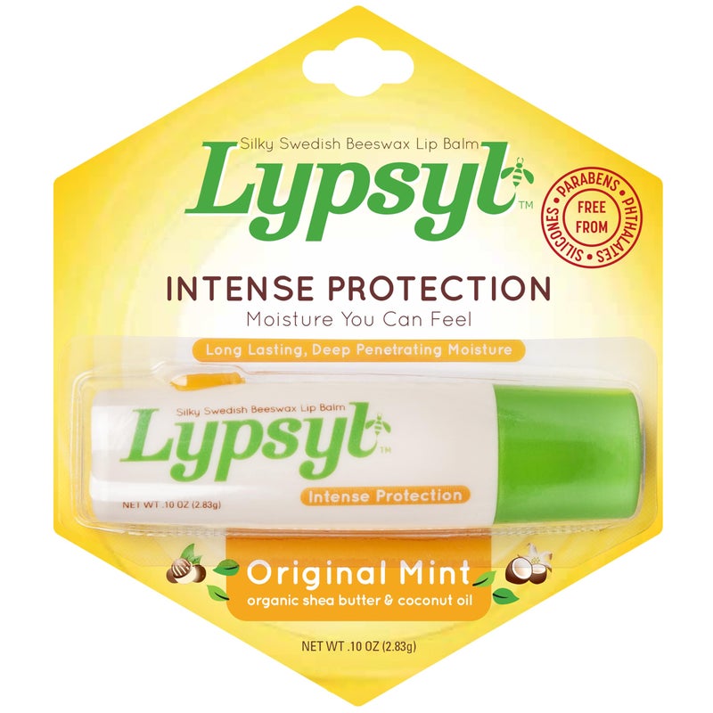 Lypsyl Intense Protection Original Mint, Lip Balm 0.10 oz (Pack of 10) - Image 1