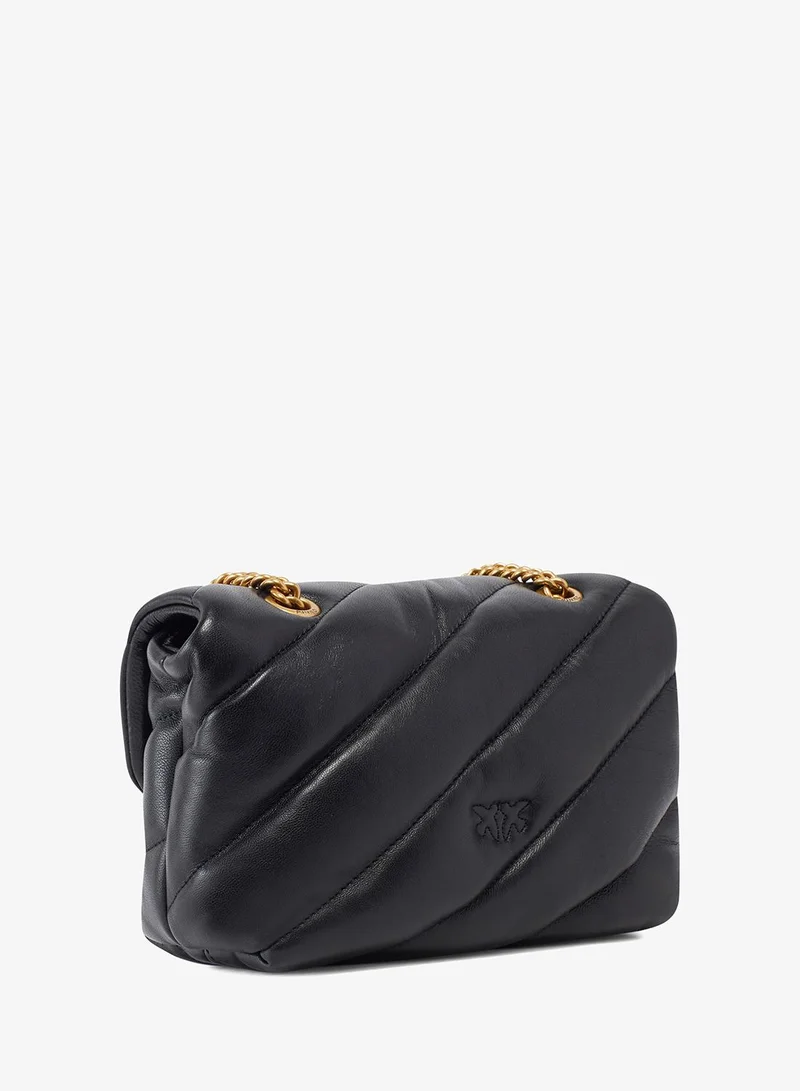 PINKO Small Puff Maxi Quilt Love Bag