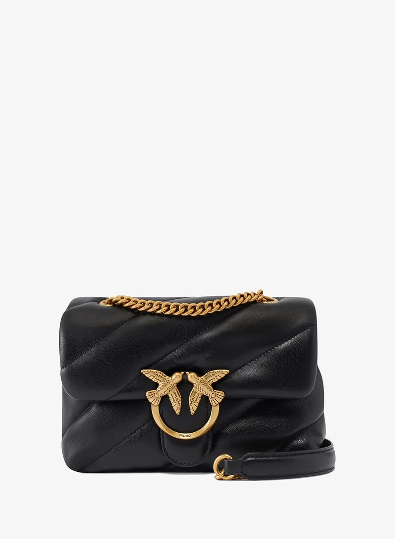 PINKO Small Puff Maxi Quilt Love Bag