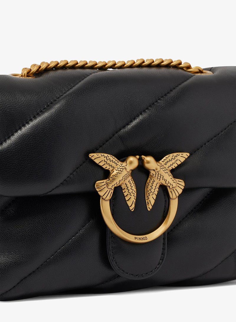PINKO Small Puff Maxi Quilt Love Bag - Image 4