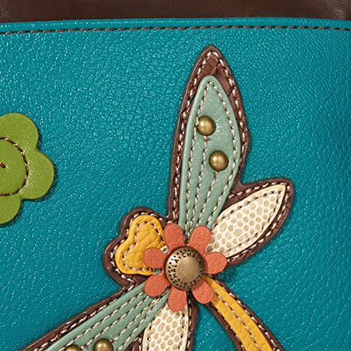 CHALA Mini Crossbody/Purse with Convertible Strap Stylish, Compact, Versatile - Dragonfly - turquoise - Image 3