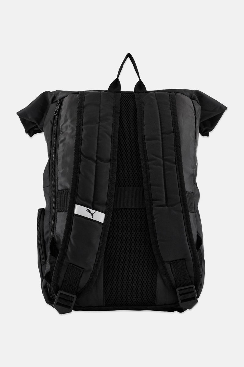 PUMA حقيبة ظهر للرجال بشعار العلامة التجارية، سوداء - Image 2