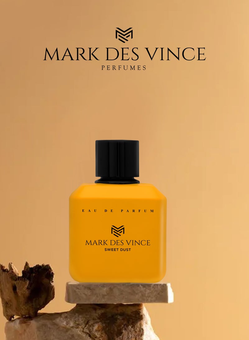MARK DES VINCE Mark Des Vince Sweet Dust Perfume Gift Set For Women Eau De Parfum 100ML + Body Mist 200ML + Concentrated Perfume Oil 15ML (Pack of 3) - Image 4
