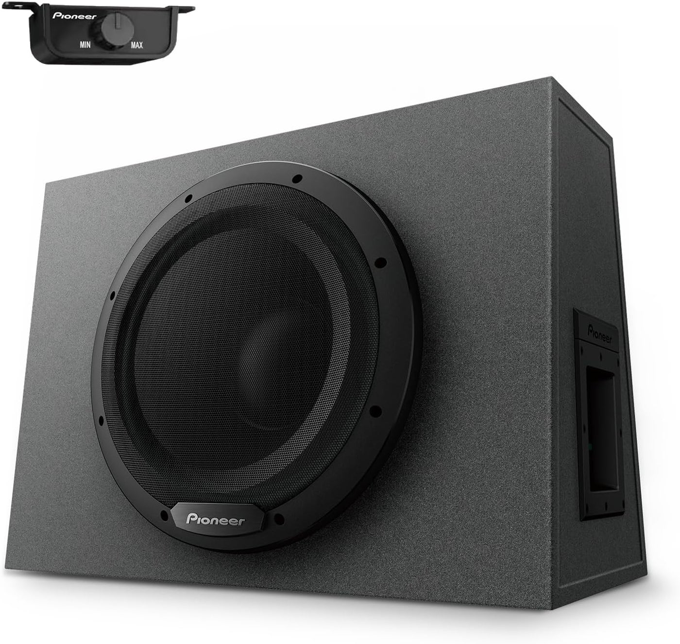 Pioneer TSWX1210A 12 Sealed Active Subwoofer with Built in Amplifier 1200 Watts Max Power Sub Variable Bass Boost Flexible Installation Enhanced Car Audio