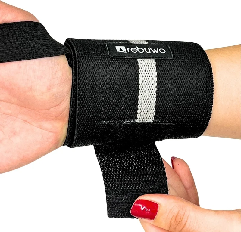 Rebuwo Fitness Weight Support Wristband Power Bracelet 2 Pieces