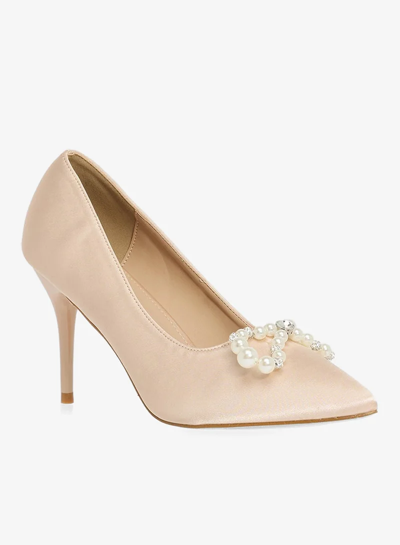 Khizana Diamante Heeled Pump