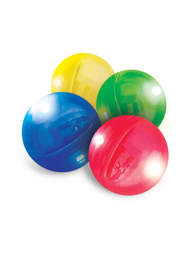 Lerni Toys Magnetic construction set COLORMAG TUBES with glowing balls - Image 4