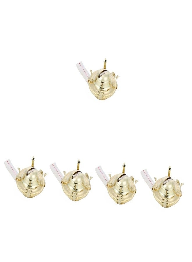 OSALADI 5 Sets Oil Lamp Replacement Burner, Oil Lamp Burner,Brass Plated Oil ,Brass Kerosene for Antique Hurricane Lamps - Image 1