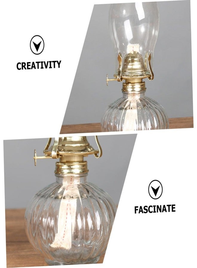 OSALADI 5 Sets Oil Lamp Replacement Burner, Oil Lamp Burner,Brass Plated Oil ,Brass Kerosene for Antique Hurricane Lamps - Image 2