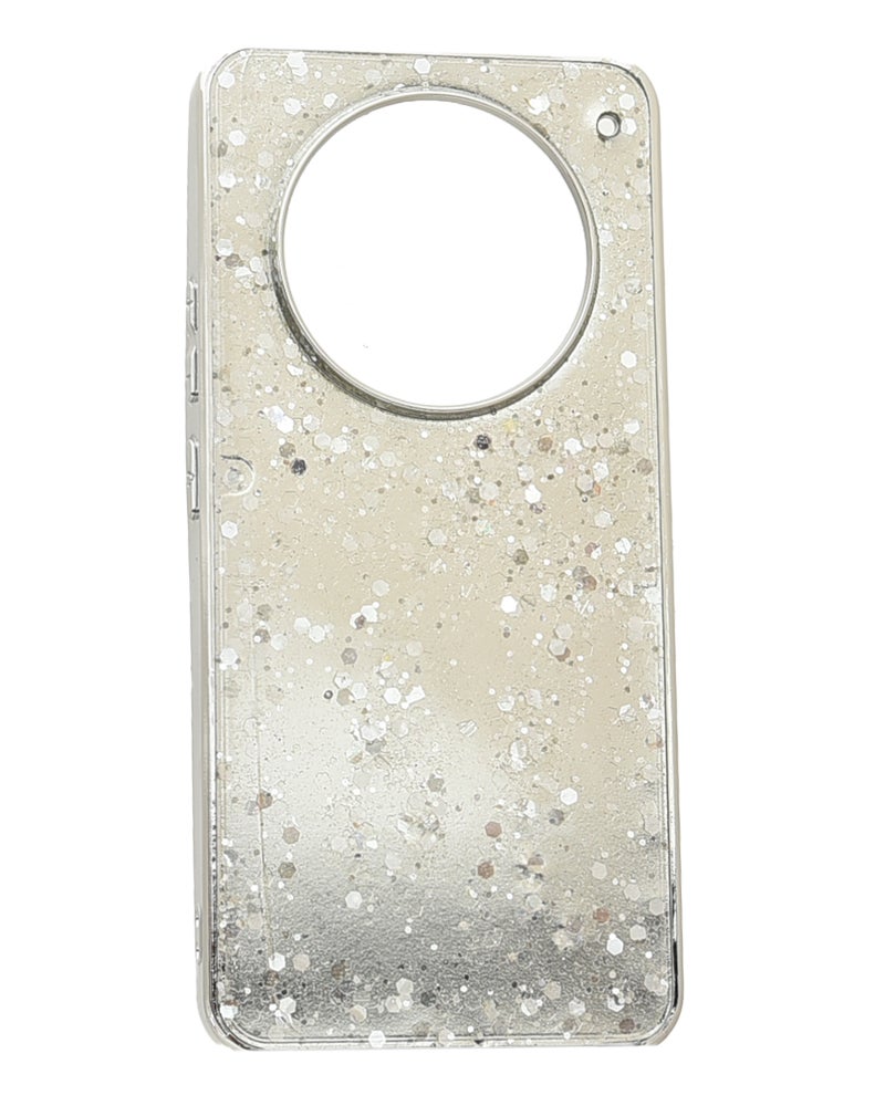 جراب هاتف بلاستيكي لامع لهاتف ريلمي 13 4G - فضي - Image 1
