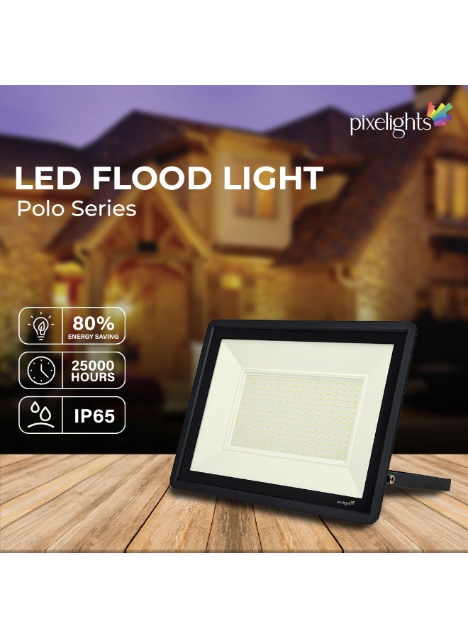 pixelights 100W LED Flood Light, Warm- 3000K, IP65, 25000Hr Life, 2years Warranty, suitable for Garden, Playground, Garage, Factories, Parking Lot, Park, Playground etc. Part#PIXEL62100WW - Image 3