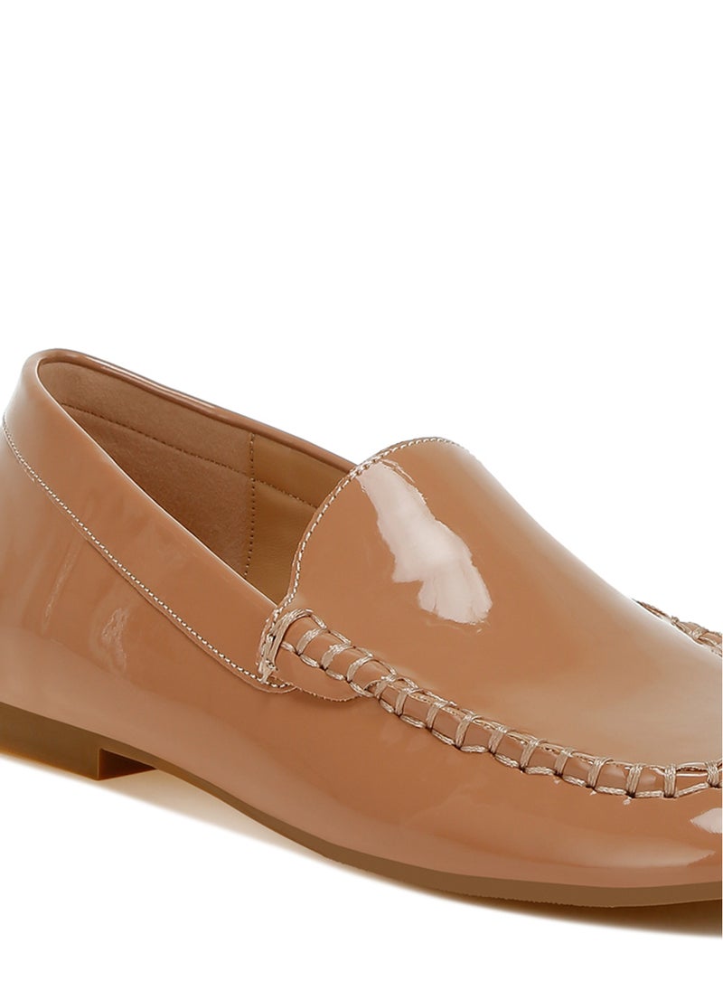 London Rag Patent Pleather Loafers in Beige  - Image 5