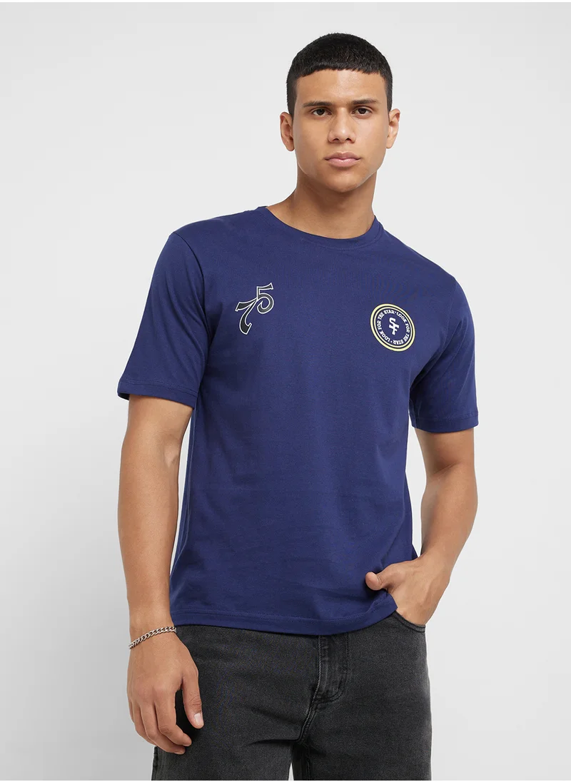 سفنتي فايف Crew Neck T-Shirt