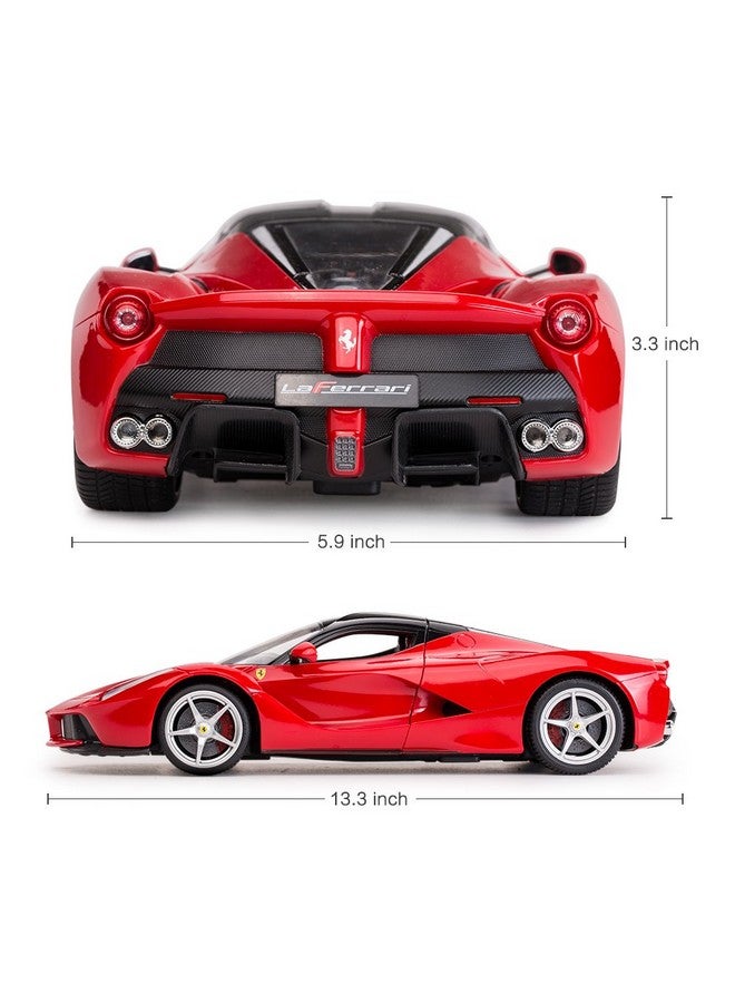 RASTAR Rc Car | 1/14 Scale Ferrari Laferrari Radio Remote Control R/C Toy Car Model Vehicle For Boys Kids, Red - Image 4