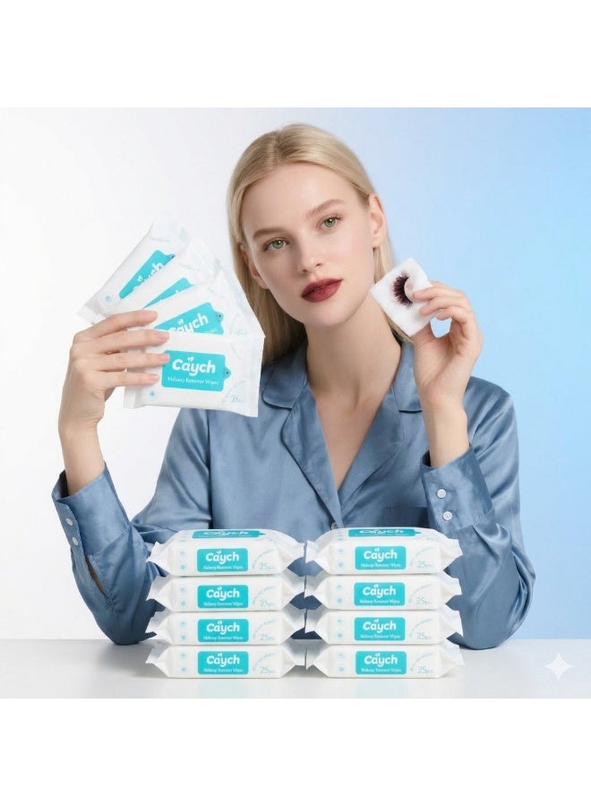 CAYCH Makeup Remover Wipes 25 x 12 - 300 Sheets, Deep Cleansing Facial Wipes, Removes Waterproof Makeup, Gentle and Hypoallergenic - Image 1