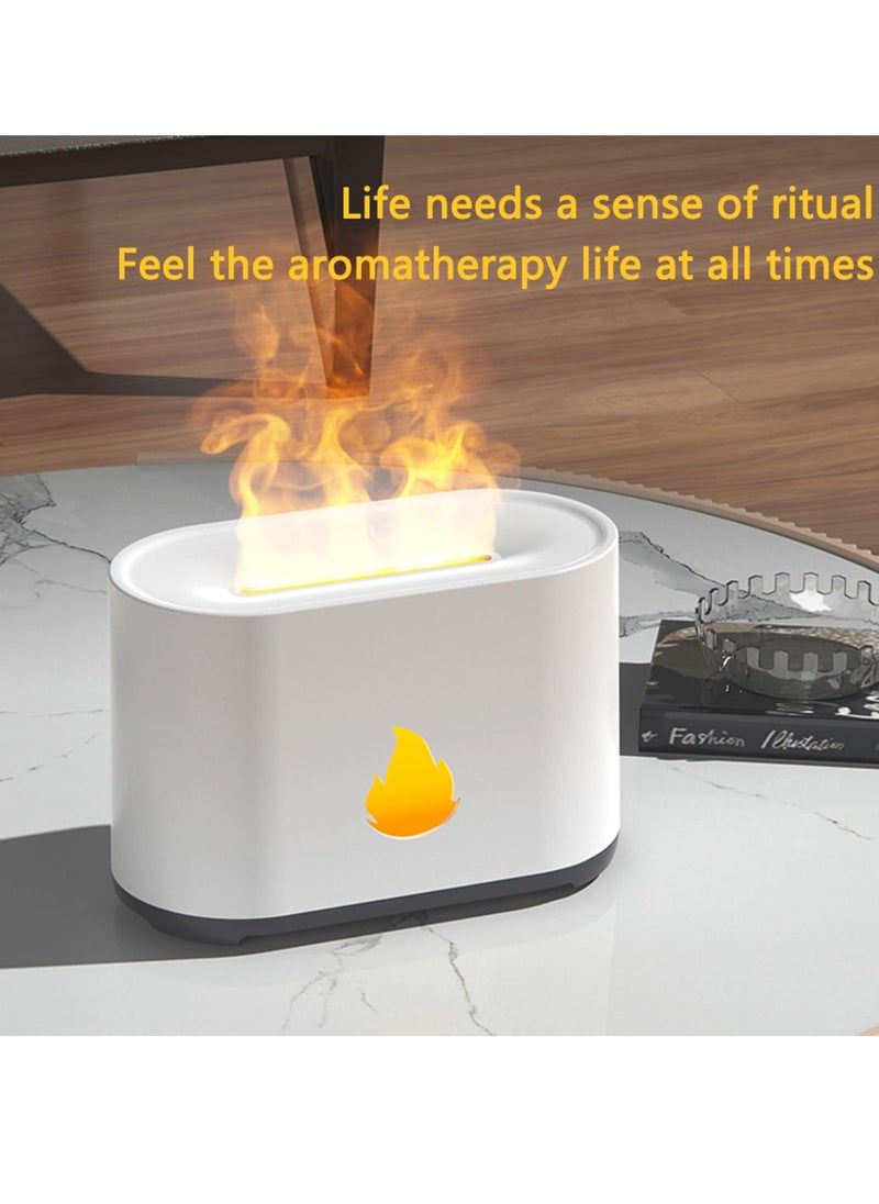 Mi VAZA - Essential Oil Diffuser, Atmosphere Lighting Silent Desk Humidifier, Durable Long Lasting Aromatherapy Diffuser, Portable Color Changing Room Diffusers For Home Office, (White 4) - Image 1