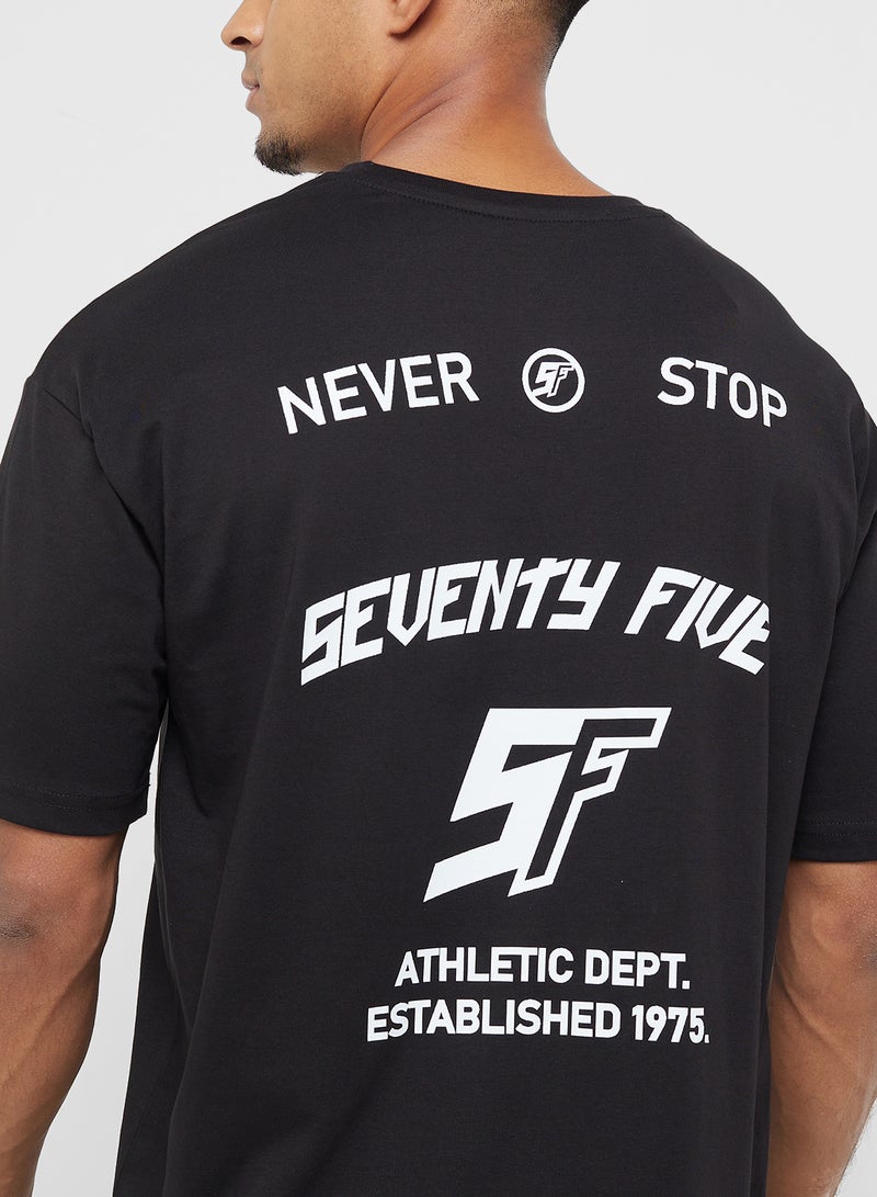 Seventy Five Oversized Graphic T-Shirt - Image 3