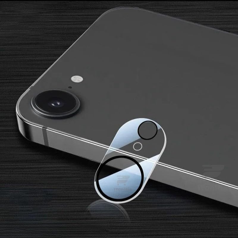 WonRia ® 1 عبوة - واقي زجاج الكاميرا الخلفية لجهاز iPhone 16e 5G رقيق للغاية HD واضح | 3D متميز | واقي زجاج الكاميرا متوافق مع الجراب - Image 1