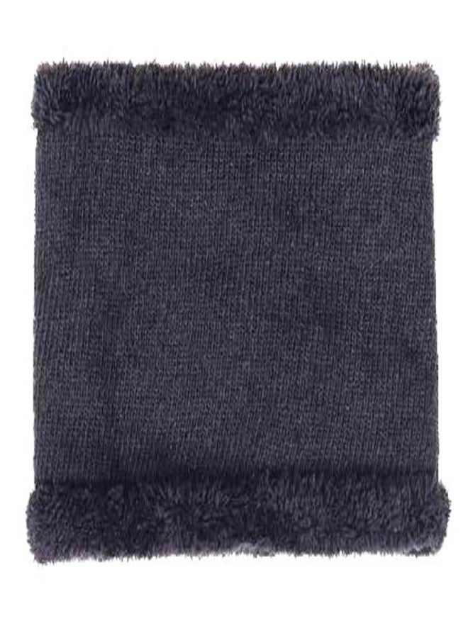 Zacharias Men's Woolen Cap with Neck Muffler/Neckwarmer Set of 2 Free Size (Grey-04) - Image 5