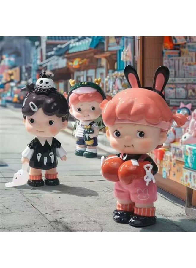 null - Genuine Heyone Black Play Hot Load Team Tin Lane Small Time Blind Box Hand Doll Desktop Ornaments-Specifications:A Random Little Time In The Small Divine Alley [10 Pieces In The Whole Set] - Image 1