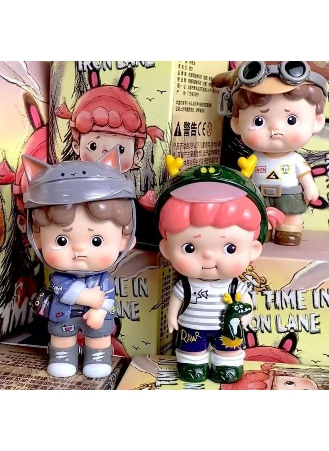 null - Genuine Heyone Black Play Hot Load Team Tin Lane Small Time Blind Box Hand Doll Desktop Ornaments-Specifications:A Random Little Time In The Small Divine Alley [10 Pieces In The Whole Set] - Image 1
