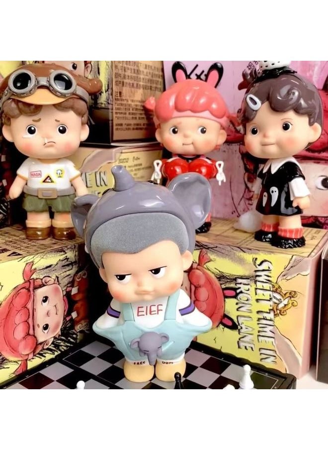 null - Genuine Heyone Black Play Hot Load Team Tin Lane Small Time Blind Box Hand Doll Desktop Ornaments-Specifications:A Random Little Time In The Small Divine Alley [10 Pieces In The Whole Set] - Image 1