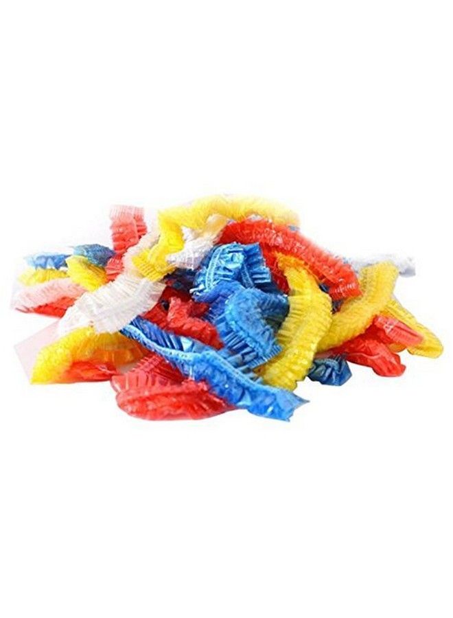 Pindia Set Of 3Pc Reusable Shower Cap With Elastic Band For Men And Women - Image 3