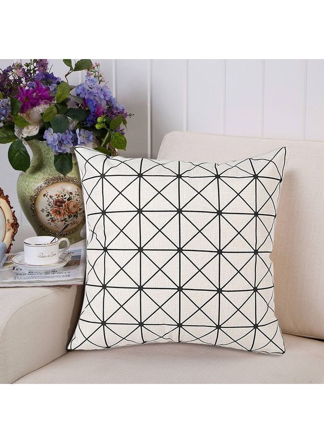 نيبمينينت غطاء وسادة ديكور أسود/ أبيض - Image 3