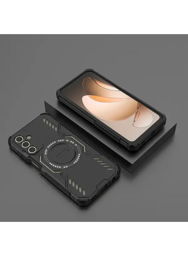 Red Magnetic Case For Samsung Galaxy A15 5G Shockproof Wireless Charging - Image 1