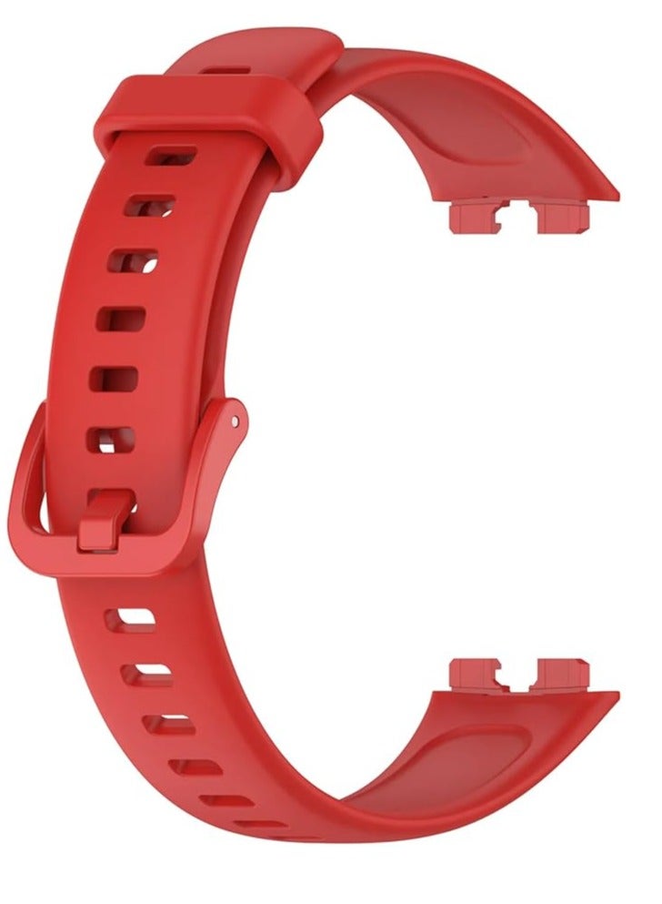 حزام بديل متوافق مع سوار الساعة الذكية Honor Band 8 Huawei Band 8 المصنوع من السيليكون المقاوم للماء - Image 3