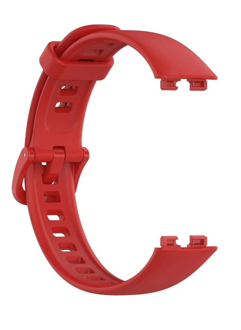 حزام بديل متوافق مع سوار الساعة الذكية Honor Band 8 Huawei Band 8 المصنوع من السيليكون المقاوم للماء - Image 4