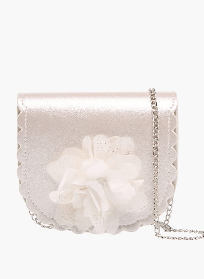 فلورا بيلا من شو إكسبرس حقيبة كروس بودي للبنات بتفاصيل مطرزة وإغلاق مغناطيسي - Image 1