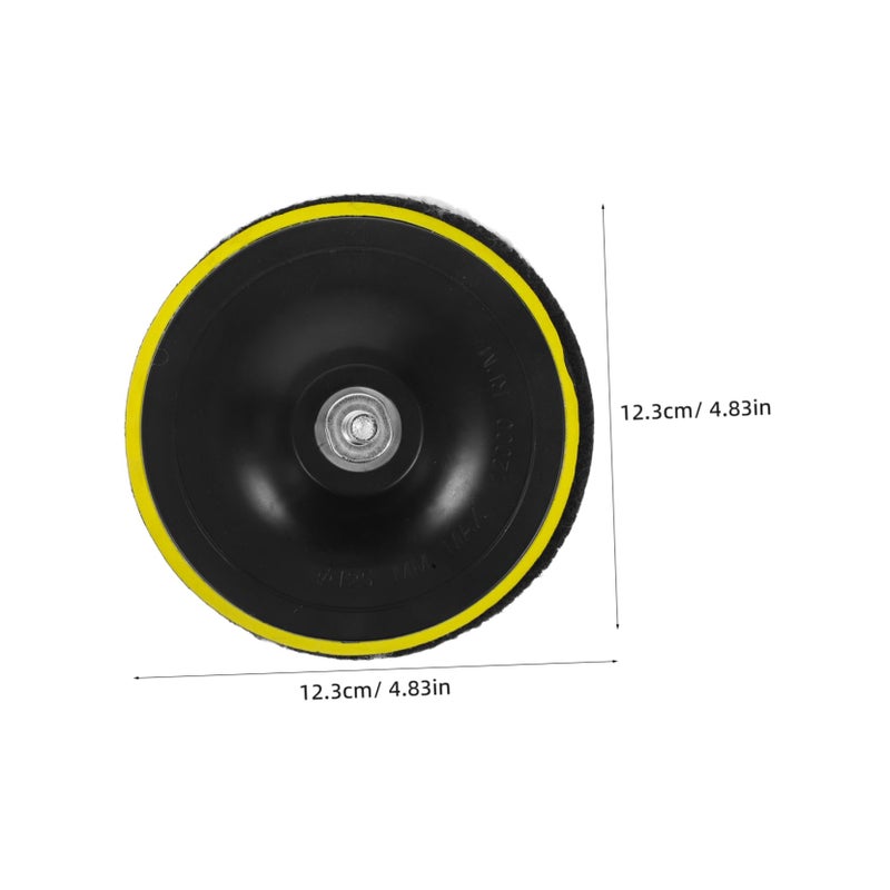 9PCS Self Adhesive Wool Polishing Wheel Kit For Car Detailing Waxing Metal Marble Furniture - Image 3