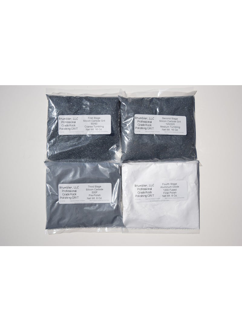 RTumbler Professional Grade Rock Polishing Grit Rock Tumbling Grit for 15 Pound Tumbler 