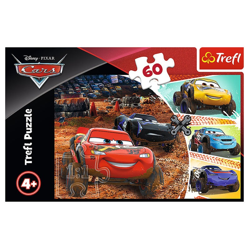 Trefl - Lightning McQueen with Friends Puzzle 60 Pieces - 17327 - Image 2