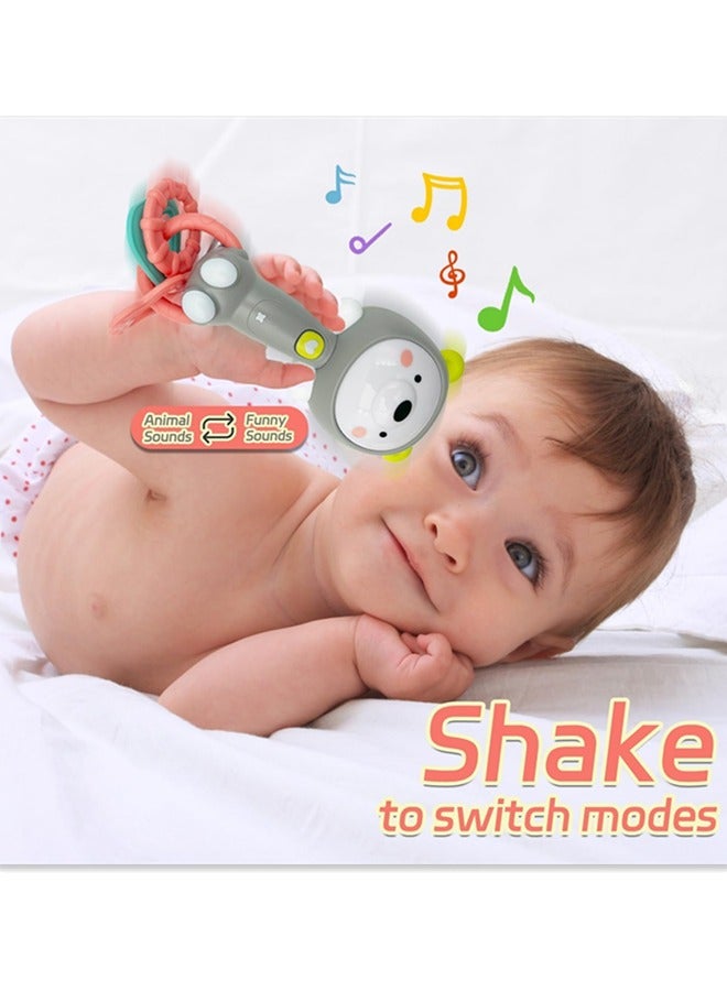 Baby Music Rattles Toy 6-12 Months, Baby Teething Toys with Music and Light, Toddler Learning Toys Sensory Toys Baby Boy Girl Gifts  - Image 3