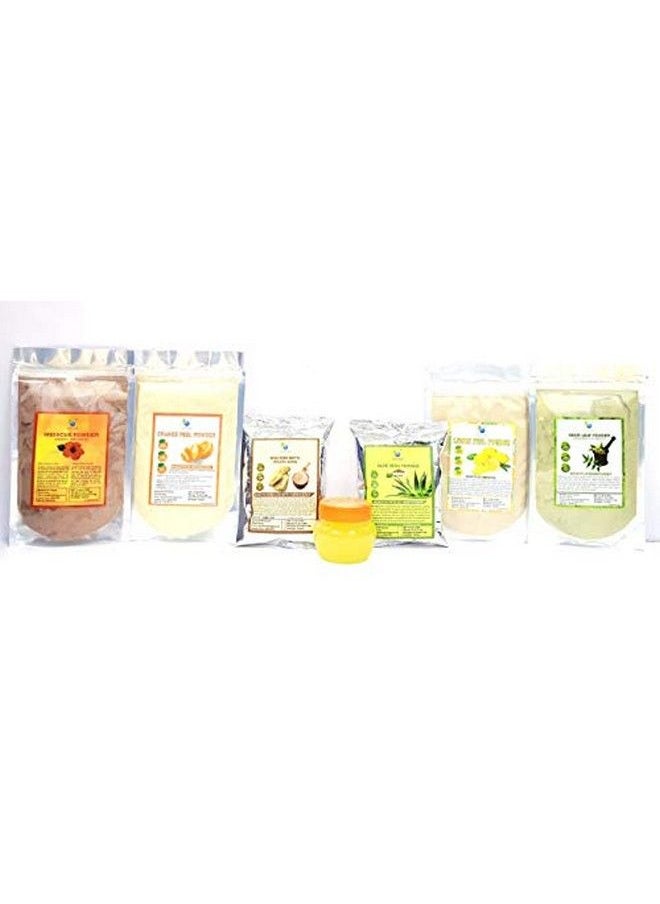QYKKARE - Premium Face Care Kit Of Natural Products (7X100)=700Gm - Image 1