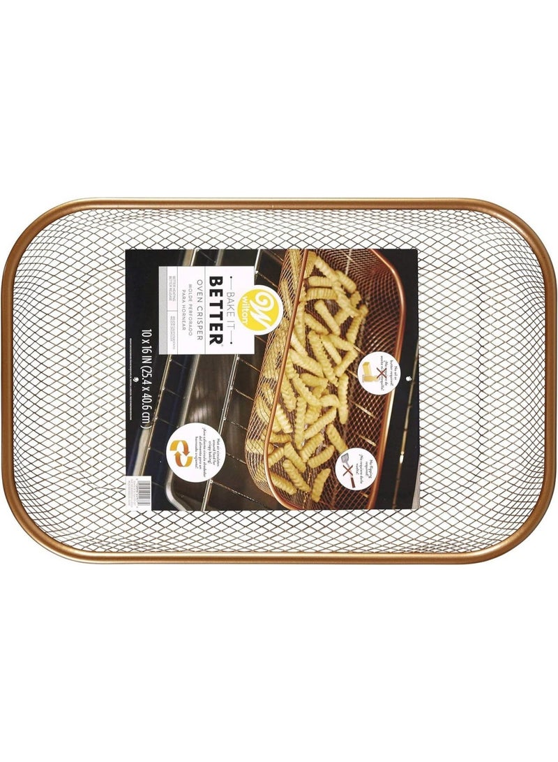Perforated Oven Crisper Tray – Oil-Free Crispy Baking – Even Heat Distribution – 25 x 40 cm - Image 4