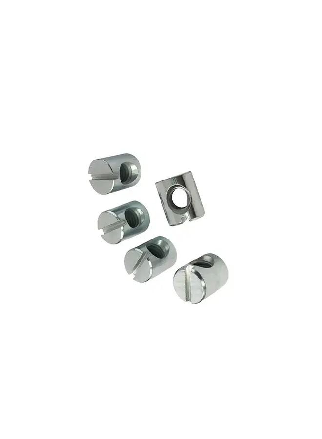 20pcs M6x12mm Barrel Nuts Cross Dowels Slotted Nuts Hardware Replacement Kit For Furniture - Image 4